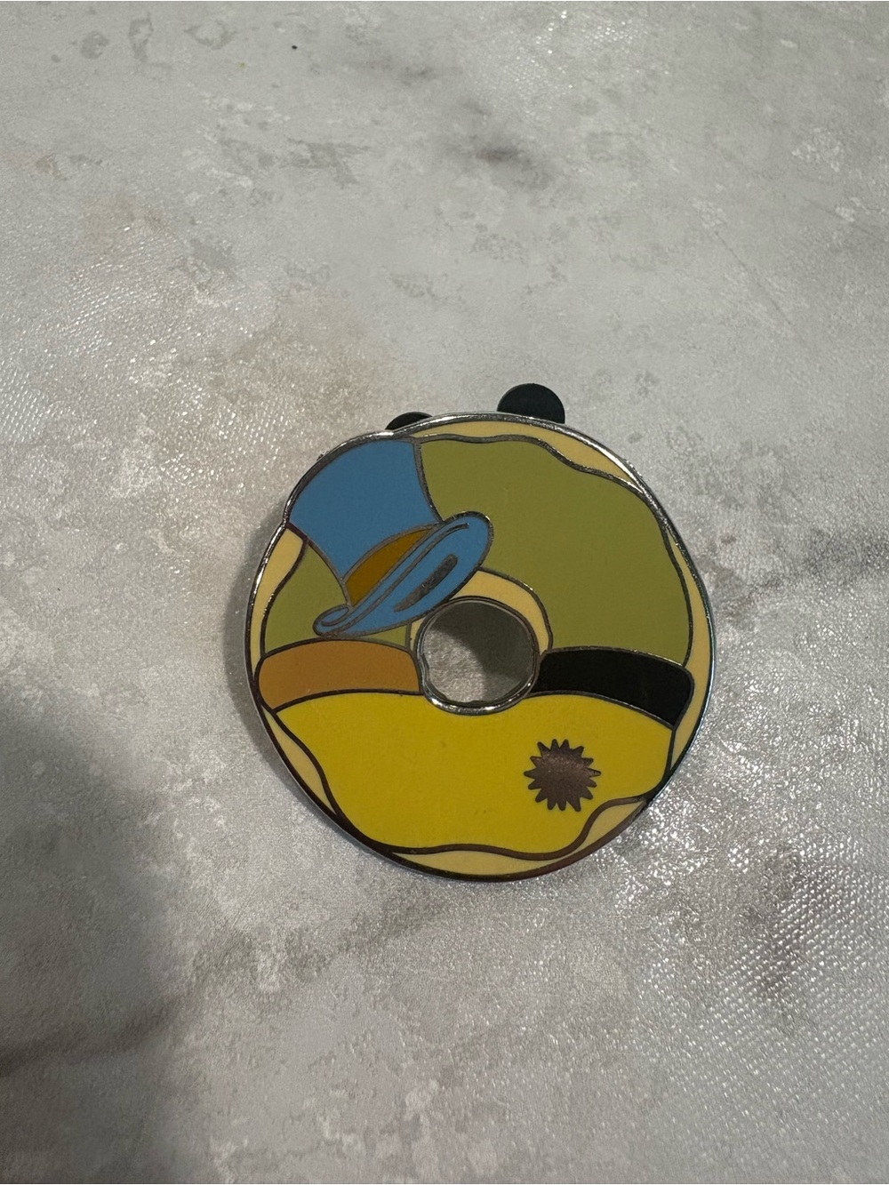 Disney jiminey cricket donut pin